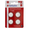Lithium CR2032 3V batteries PREMIUM 4pcs/pack Verbatim