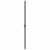 Vidaus durys, juodos, 102,5x201,5cm, matinis stiklas/aliuminis