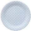 Vienkartinės lėkštės PAW Mėlyna Dots, Ø 23 cm, 8 vnt.