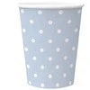 Vienkartiniai puodeliai PAW Mėlyna Dots, 250 ml, 8 vnt.