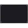 Virtuvės atbraila 2 vnt. Juoda 90 x 60 cm grūdintas stiklas
