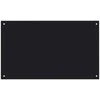 Virtuvės atbraila 2 pcs Juoda 100 x 60 cm grūdintas stiklas