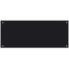 Virtuvės atbraila 2 pcs Juoda 100 x 40 cm grūdintas stiklas