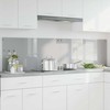 Virtuvės atbraila 2 pcs Šviesiai pilka 100 x 50 cm