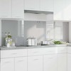 Virtuvės atbraila 2 pcs Šviesiai pilka 100 x 60 cm
