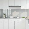 Virtuvės atbraila 2 pcs Šviesiai pilka 100 x 60 cm