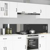 Virtuvės atbraila 2 pcs Tamsiai pilka 110 x 40 cm