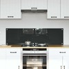 Virtuvės atbraila 2 pcs Tamsiai pilka 70 x 40 cm