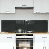 Virtuvės atbraila 2 pcs Tamsiai pilka 80 x 40 cm