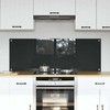 Virtuvės atbraila 2 pcs Tamsiai pilka 70 x 50 cm