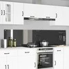 Virtuvės atbraila 2 pcs Tamsiai pilka 110 x 50 cm