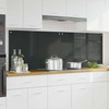Virtuvės atbraila 2 pcs Tamsiai pilka 90 x 60 cm