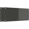 Virtuvės atbraila 2 pcs Tamsiai pilka 90 x 40 cm