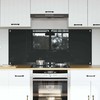 Virtuvės atbraila 2 pcs Tamsiai pilka 70 x 60 cm