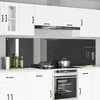 Virtuvės atbraila 2 pcs Tamsiai pilka 110 x 60 cm