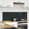 Virtuvės atbraila 2 pcs Tamsiai pilka 70 x 40 cm