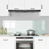 Virtuvės atbraila 2 pcs Balta 80 x 50 cm grūdintas stiklas