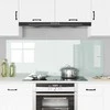 Virtuvės atbraila 2 pcs Balta 80 x 60 cm grūdintas stiklas