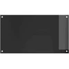 Virtuvės atbraila 2 pcs Juoda 90 x 50 cm grūdintas stiklas