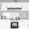 Virtuvės atbraila 2 pcs Skaidrus 100 x 50 cm grūdintas stiklas