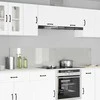 Virtuvės atbraila 2 pcs Skaidrus 100 x 40 cm grūdintas stiklas