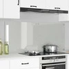 Virtuvės atbraila 2 pcs Skaidrus 70 x 60 cm grūdintas stiklas