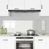 Virtuvės atbraila 2 pcs Skaidrus 80 x 50 cm grūdintas stiklas