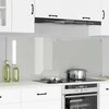 Virtuvės atbraila 2 pcs Skaidrus 80 x 60 cm grūdintas stiklas