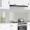 Virtuvės atbraila 2 pcs Skaidrus 80 x 50 cm grūdintas stiklas
