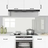 Virtuvės atbraila 2 pcs Skaidrus 80 x 60 cm grūdintas stiklas