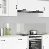 Virtuvės atbraila 2 pcs Skaidrus 90 x 40 cm grūdintas stiklas