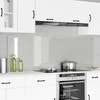Virtuvės atbraila 2 pcs Skaidrus 90 x 60 cm grūdintas stiklas