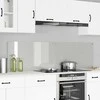 Virtuvės atbraila 2 pcs Skaidrus 90 x 50 cm grūdintas stiklas