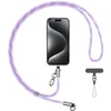 Usams SJ746 30W USB-C į Lightning 1.2m Violetinė Phone Lanyard with Charging Kabelis