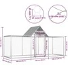 Voljeras viščiukams, 3x1x1,5m, galvanizuotas plienas