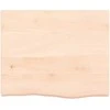 Vonios kambario stalviršis, 60x50x(2-6) cm, medienos masyvas