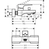Vonios maišytuvas Hansgrohe Talis E 71740140, šlifuotos bronzos