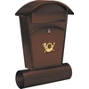 VOREL SKRZYNKA NA LISTY 480x280x80mm BRĄZ