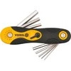 Raktų šešiabriaunių rinkinys Hex Vorel | 1,5-8mm 8vnt,