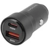 WAYME Automobilinis įkroviklis 12/24V, USB 30W + USB-C PD 30W + USB-C > USB-C 100 cm cable, max 60W