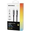 Kabelis įkrovimo USB-C USB-C, 100 cm. WAYME, maks. 240W