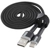 Kabelis įkrovimo USB USB-C, 100 cm. WAYME, maks. 65 W mikopl.pintas
