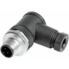 Weidmuller M12 kištukas 4pin, kampu, 4-6mm kabeliui, IP67