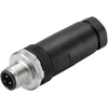 Weidmuller M12 kištukas 4pin, tiesus, 6-8mm kabeliui, IP67