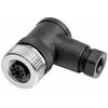 Weidmuller M12 lizdas 4pin, kampu, 4-6mm kabeliui, IP67