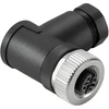 Weidmuller M12 lizdas 5pin, kampu, 6-8mm kabeliui, IP67
