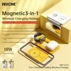 WEKOME WP-U172 - 3-in-1 belaidis įkroviklis su MagSafe for Apple iPhone, Apple Watch, and AirPods + Mirror Geltona