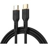 WIWU kabelis YQ02 USB-C - USB-C 100W 1,2m juodos spalvos