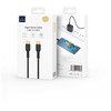 WIWU kabelis YQ02 USB-C - USB-C 100W 1,2m juodos spalvos