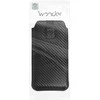 Wonder CARBON Dėklas (Size M) skirtas Apple iPhone 5/Nokia 215 4G/225/5310 2020 juodos spalvos